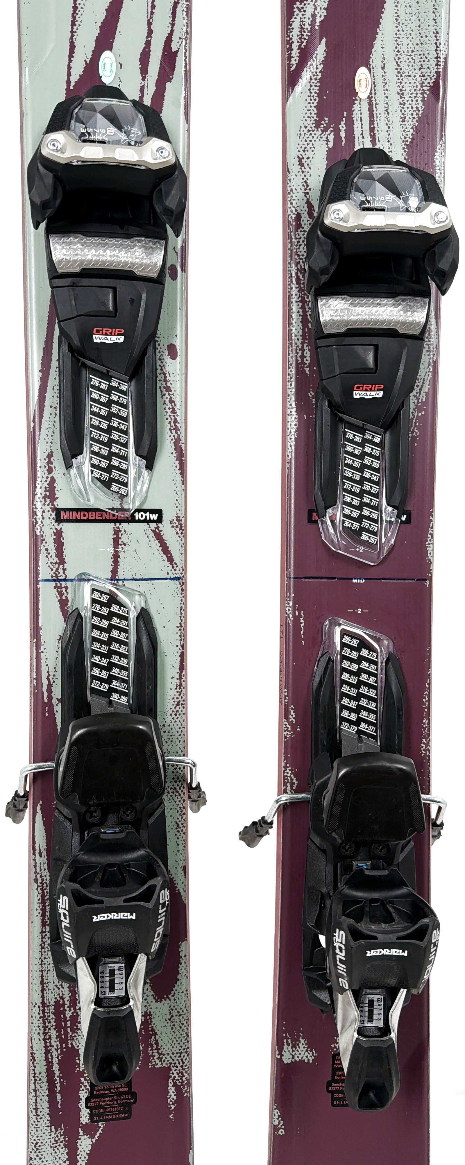 2027 K2 Mindbender 101 W Skis Mid