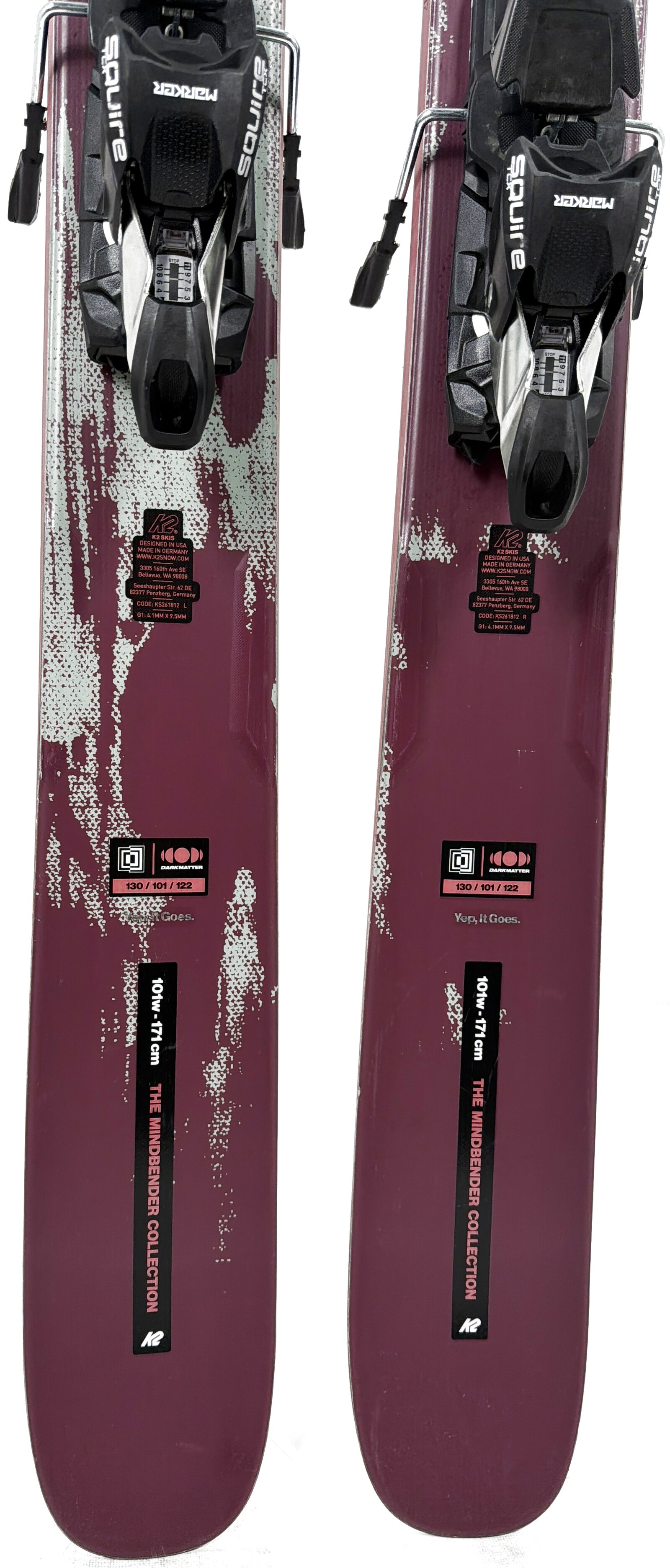2027 K2 Mindbender 101 W Skis Tail