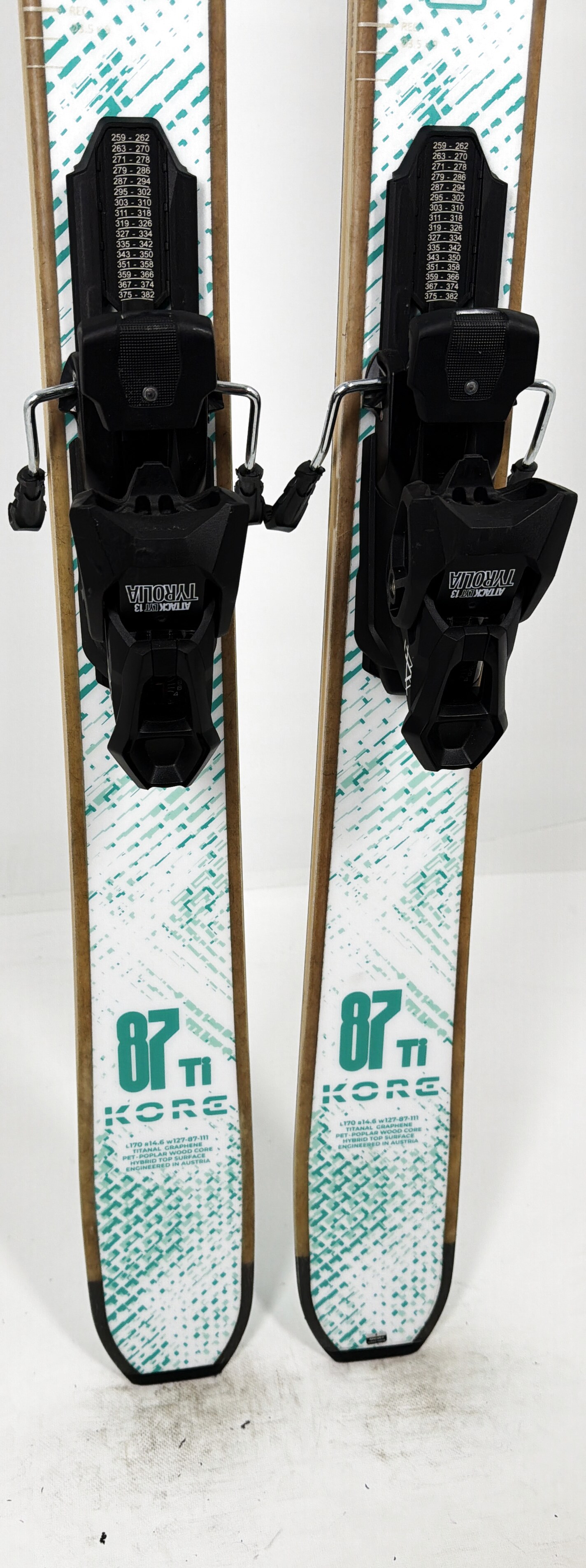 2027 Head Kore 87 Ti W Skis Tail