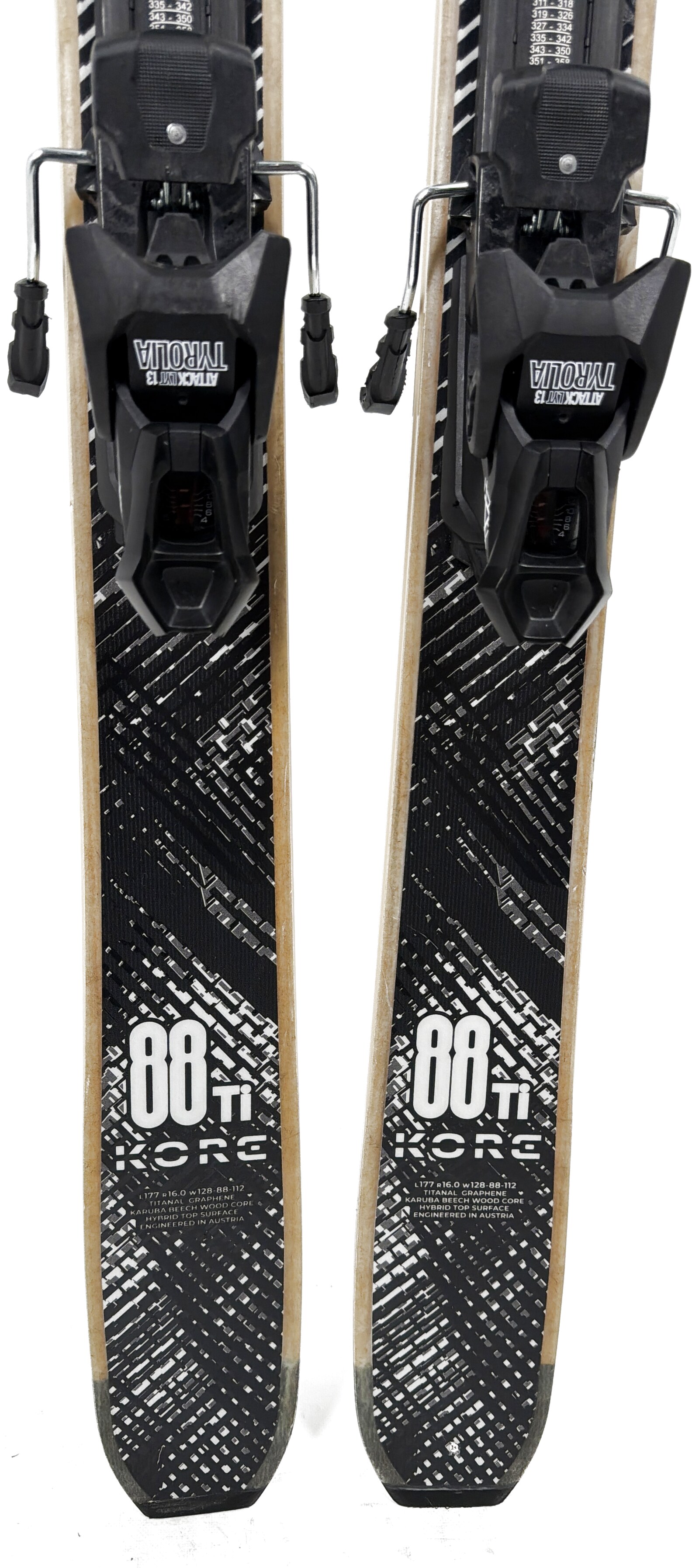 2027 Head Kore 88 Ti Skis Tail