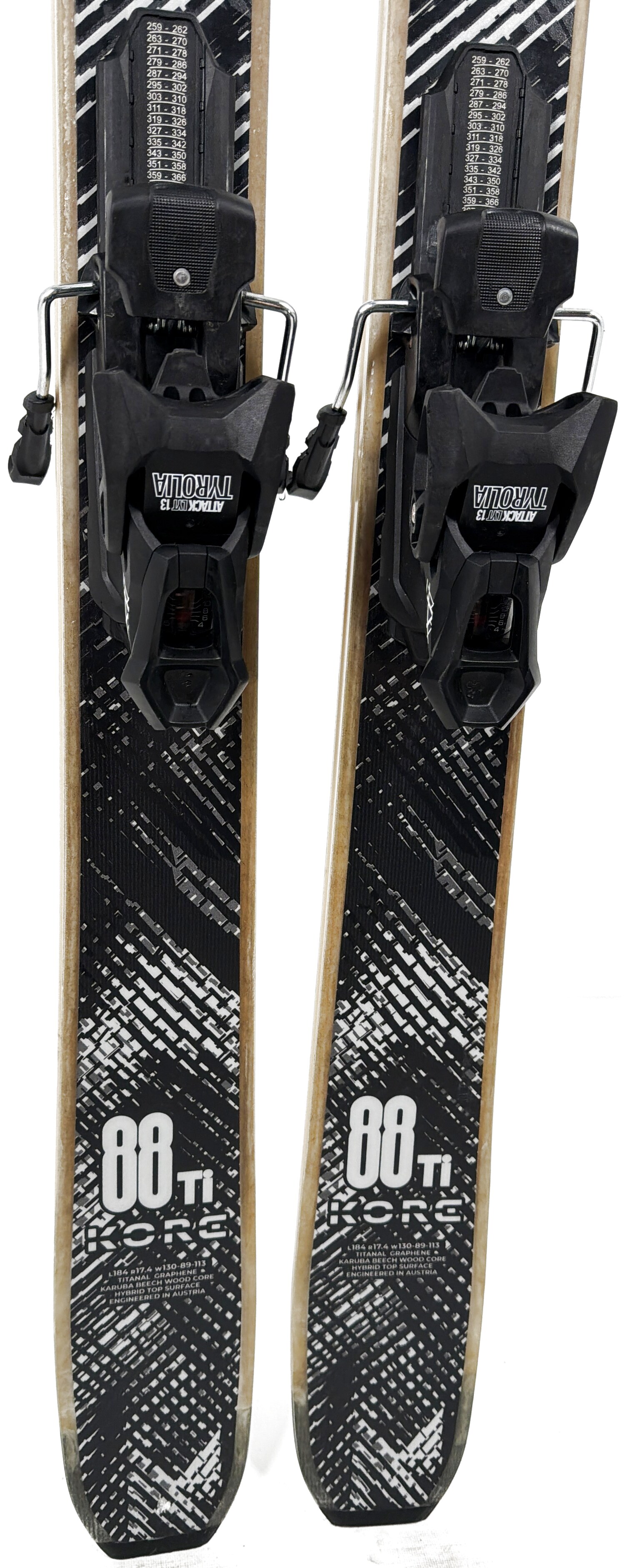 2027 Head Kore 88 Ti Skis Tail