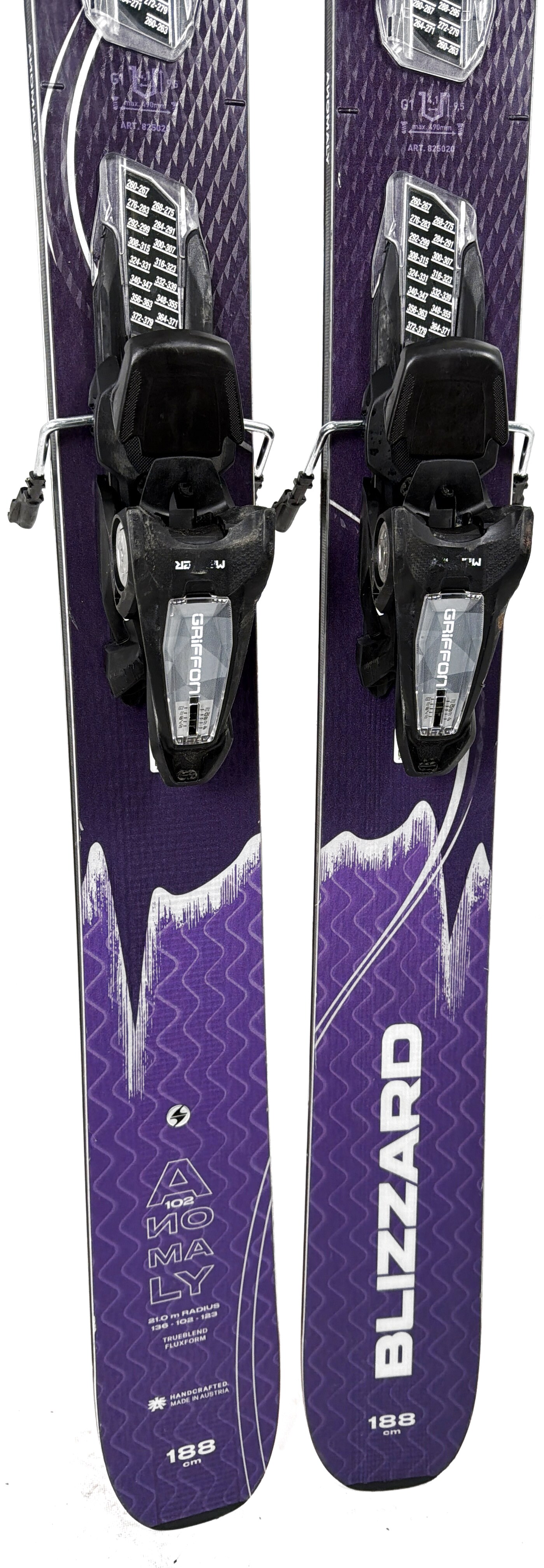 2025 Blizzard Anomaly 102 Skis Tail