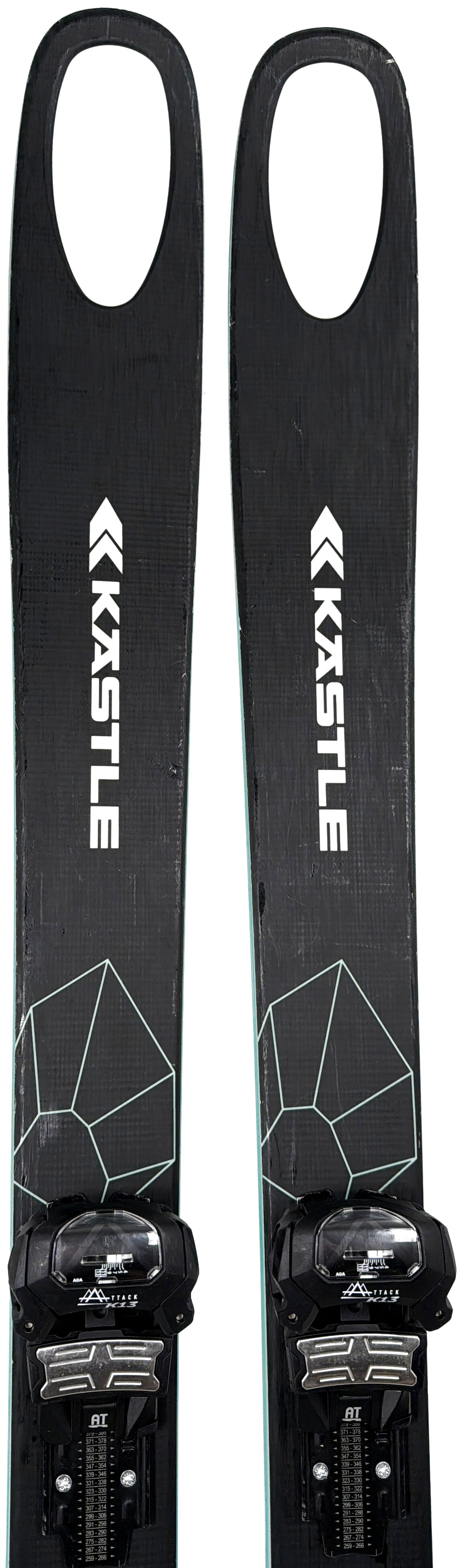2026 Kastle Obsidian 92 Skis Tip