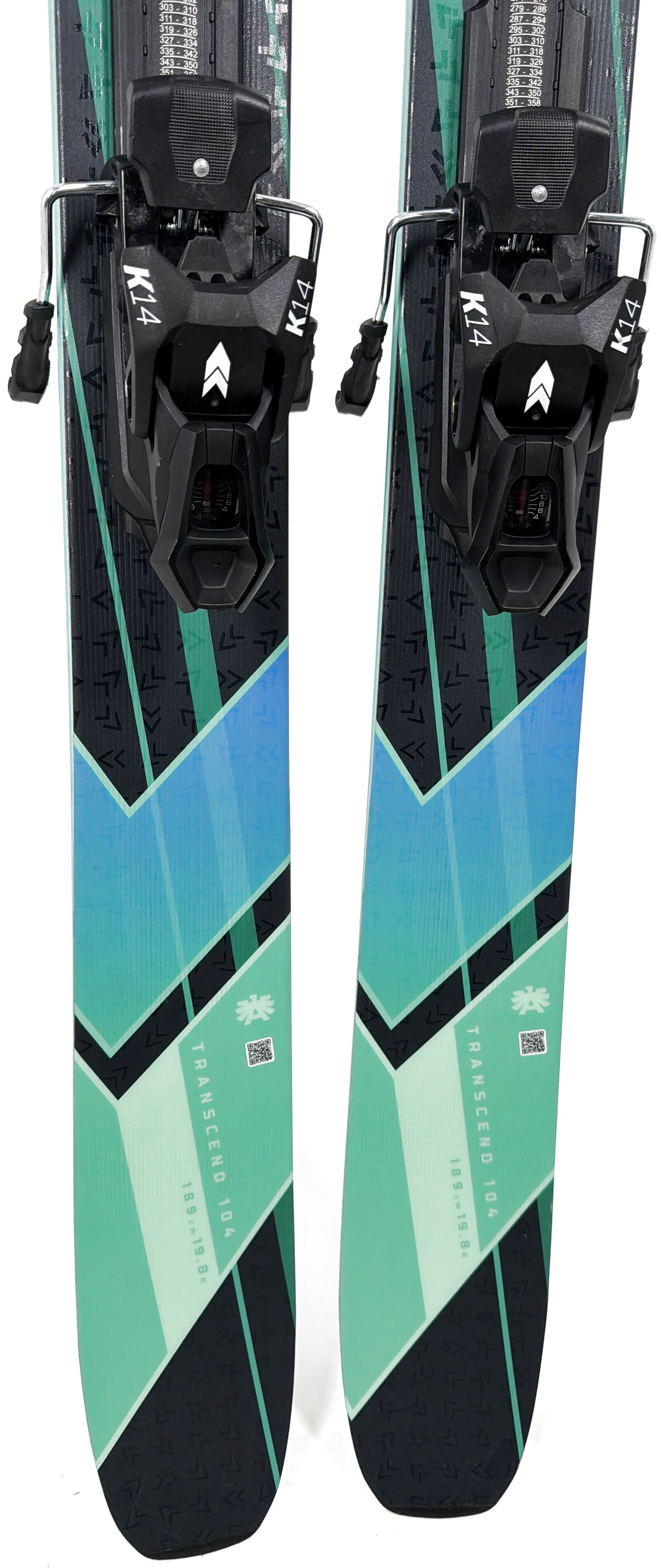 2027 Kastle Transcend 104 Skis Tail