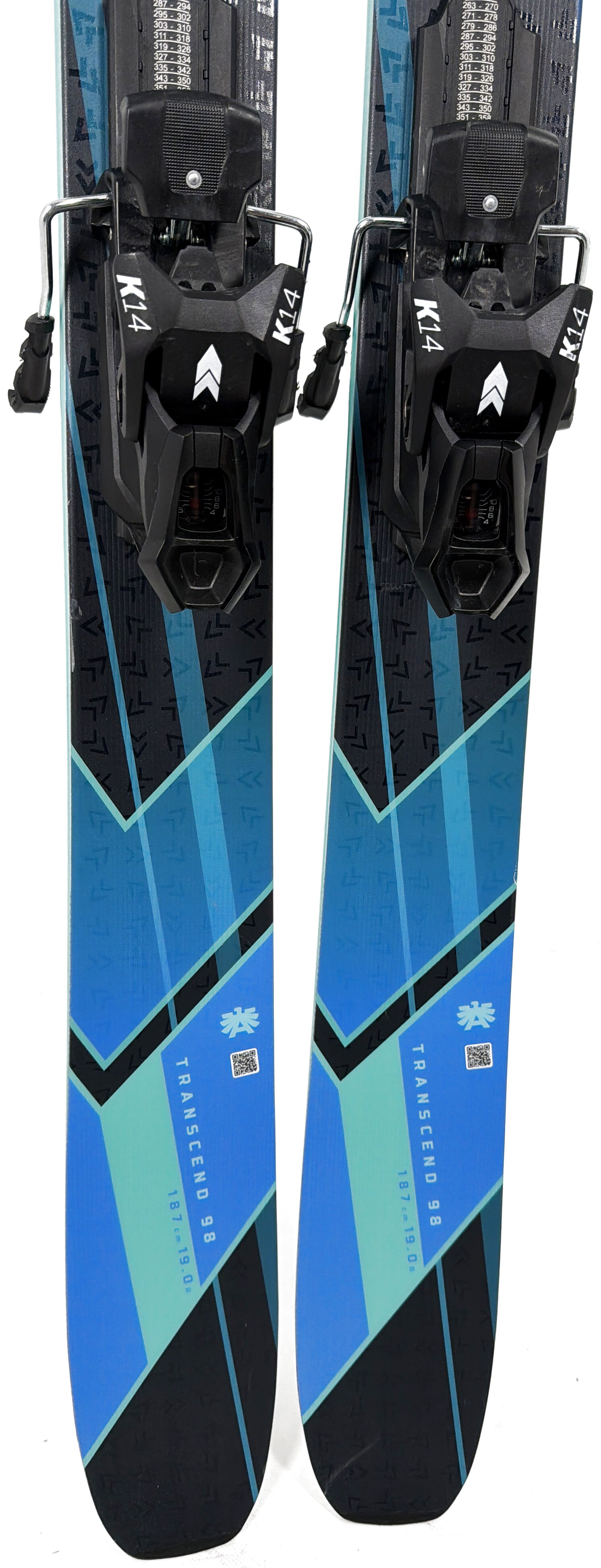 2027 Kastle Transcend 98 Skis Tail