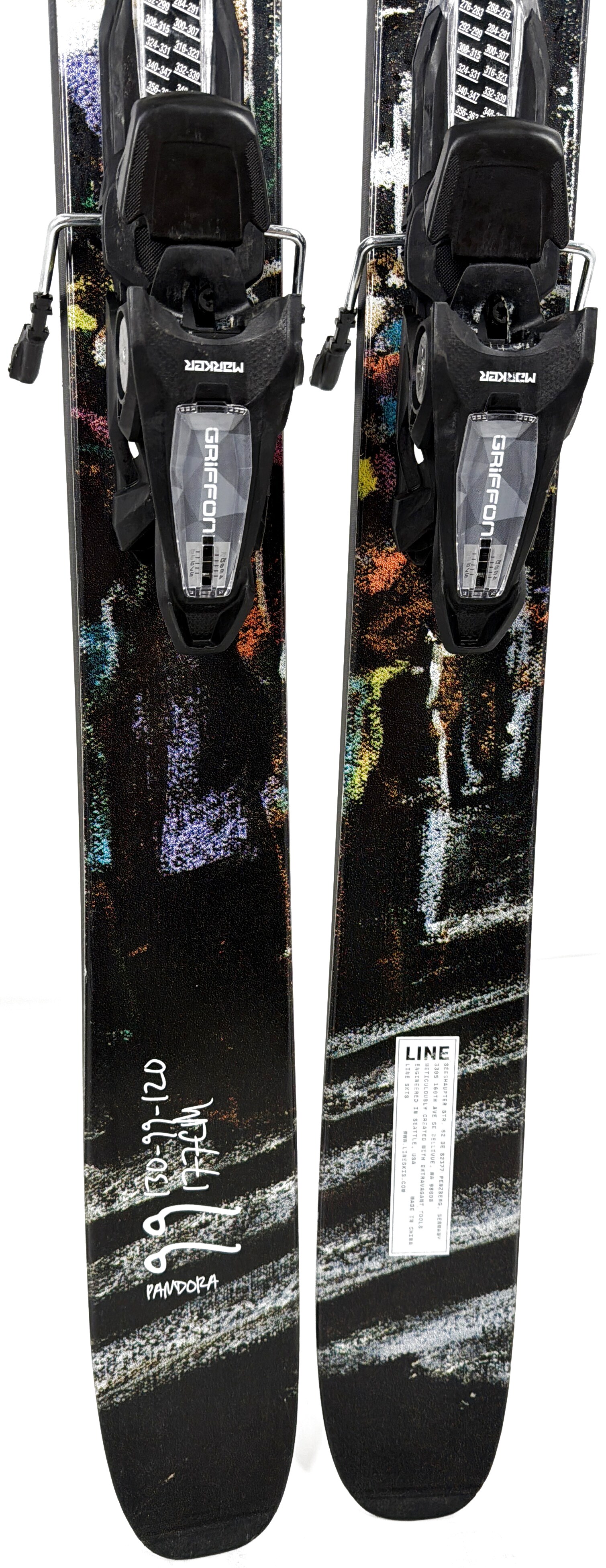 2027 Line Pandora 99 Skis Tail