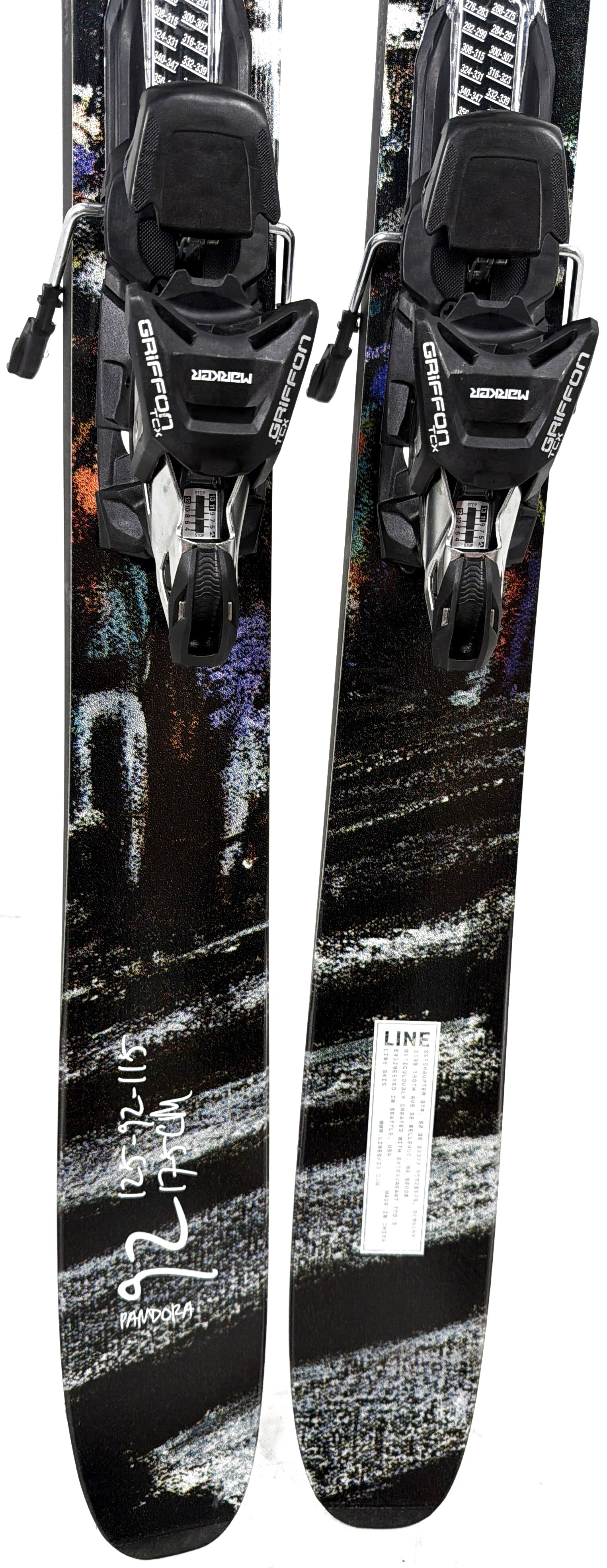2027 Line Pandora 92 Skis Tail