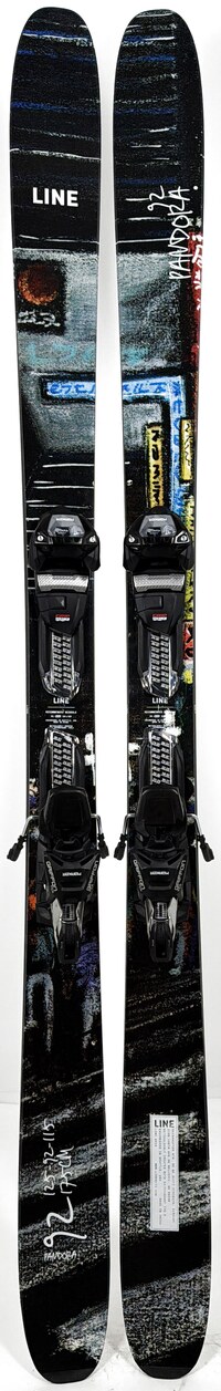 2027 Line Pandora 92 Skis Topsheets