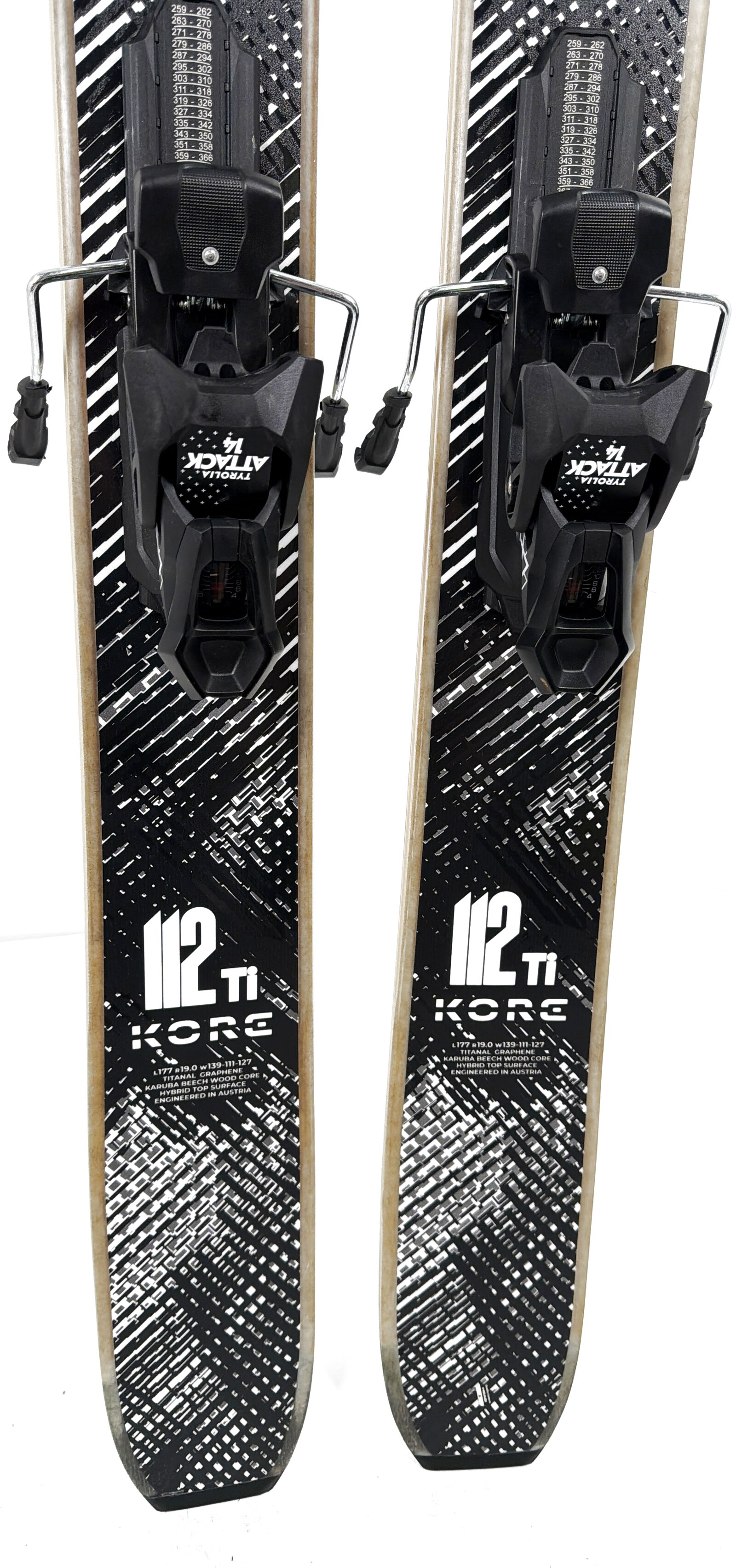 2027 Head Kore 112 Ti Skis Tail