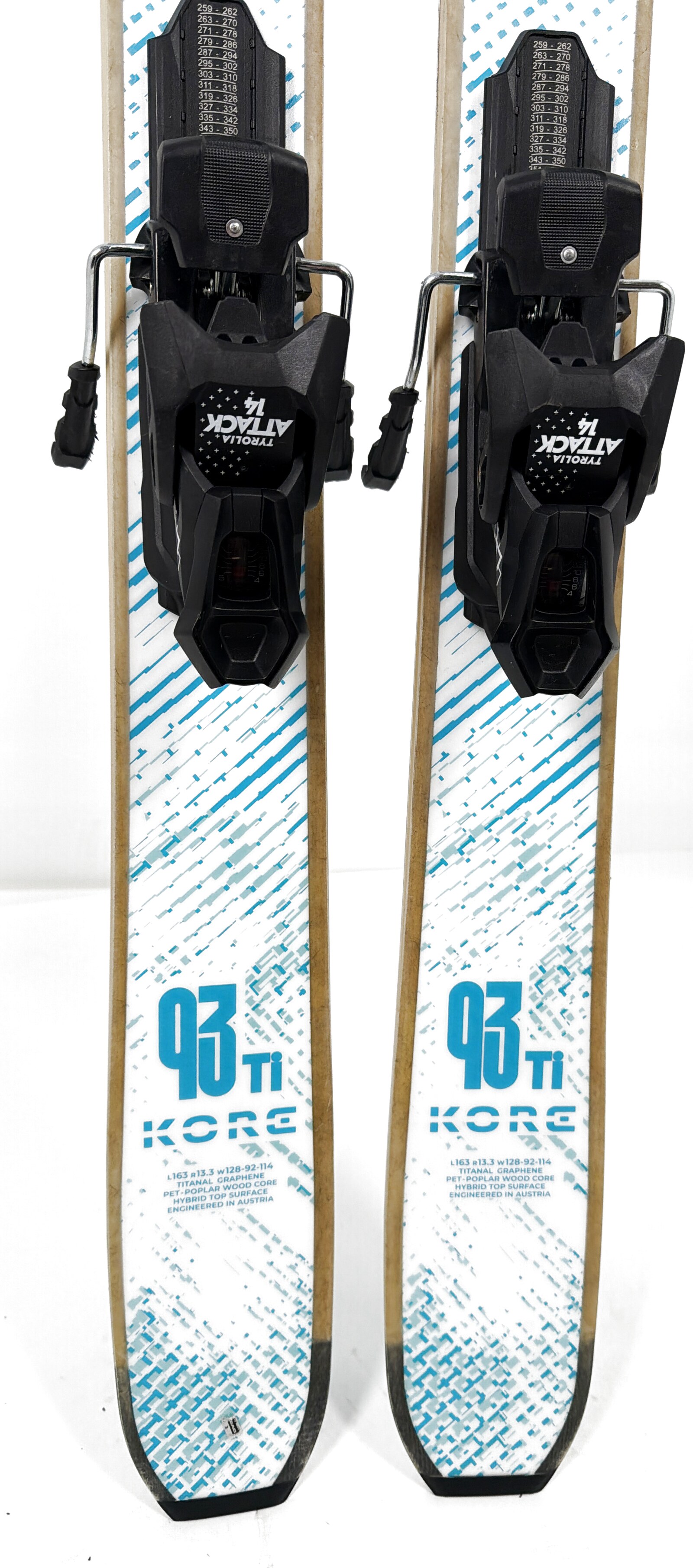 2027 Head Kore 93 Ti W Skis Tail