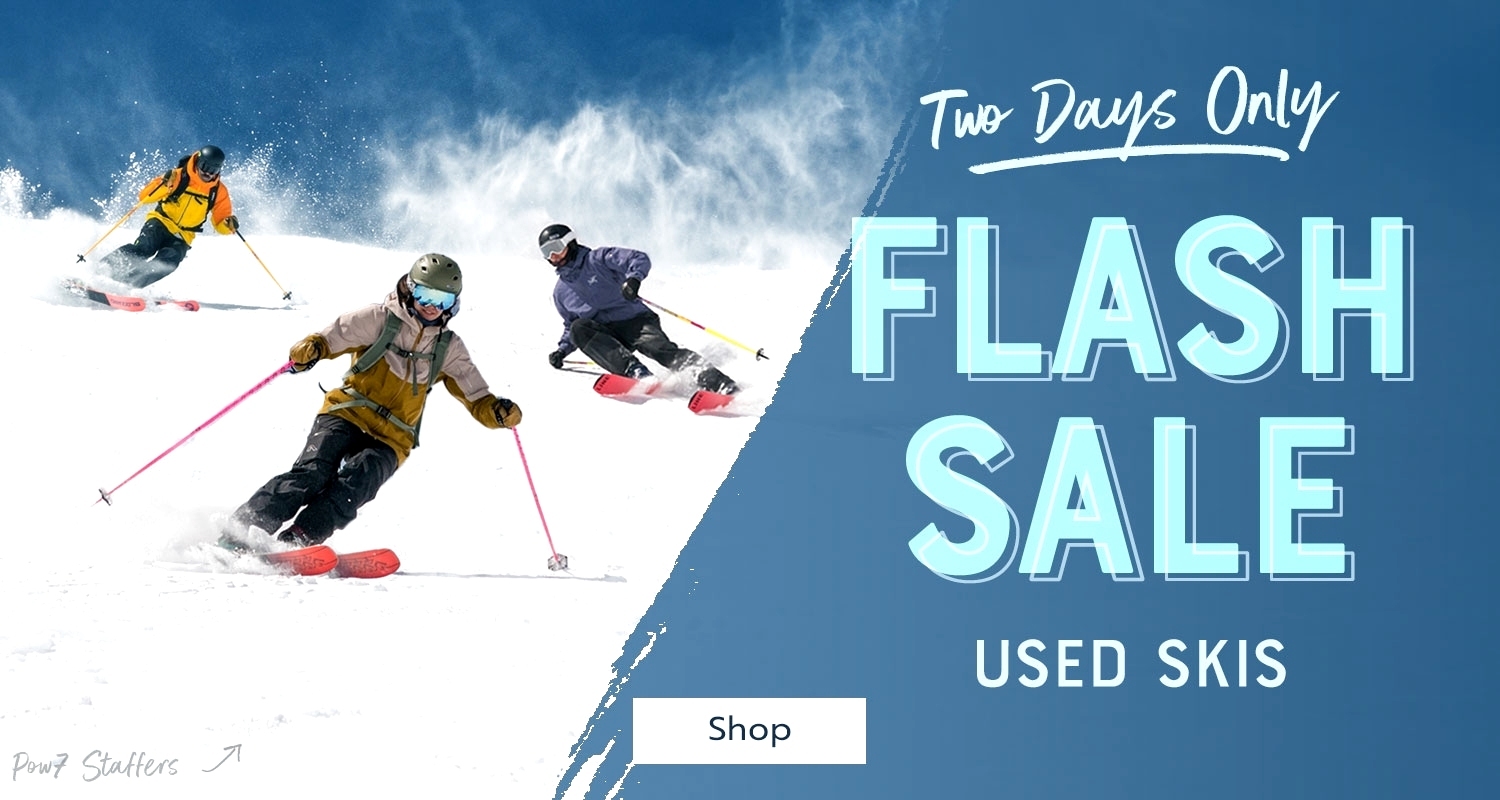 Two Days Only: Flash Sale on Used Skis