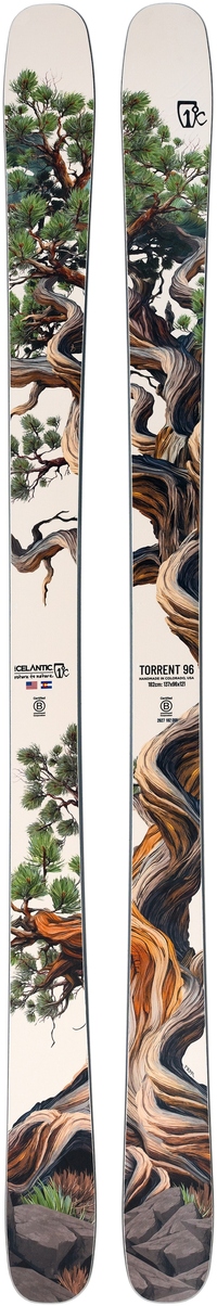 2027 Icelantic Torrent 96 Skis Topsheets