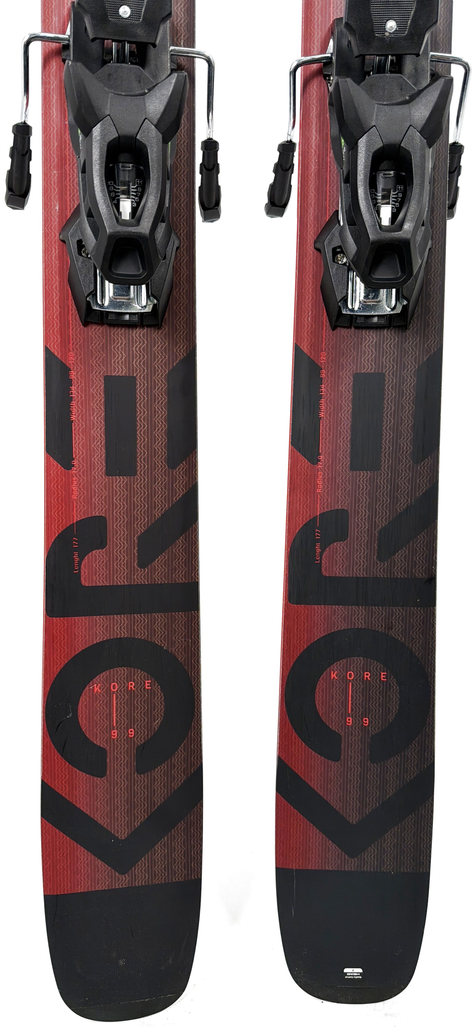 2023 Head Kore 99 Skis Tail