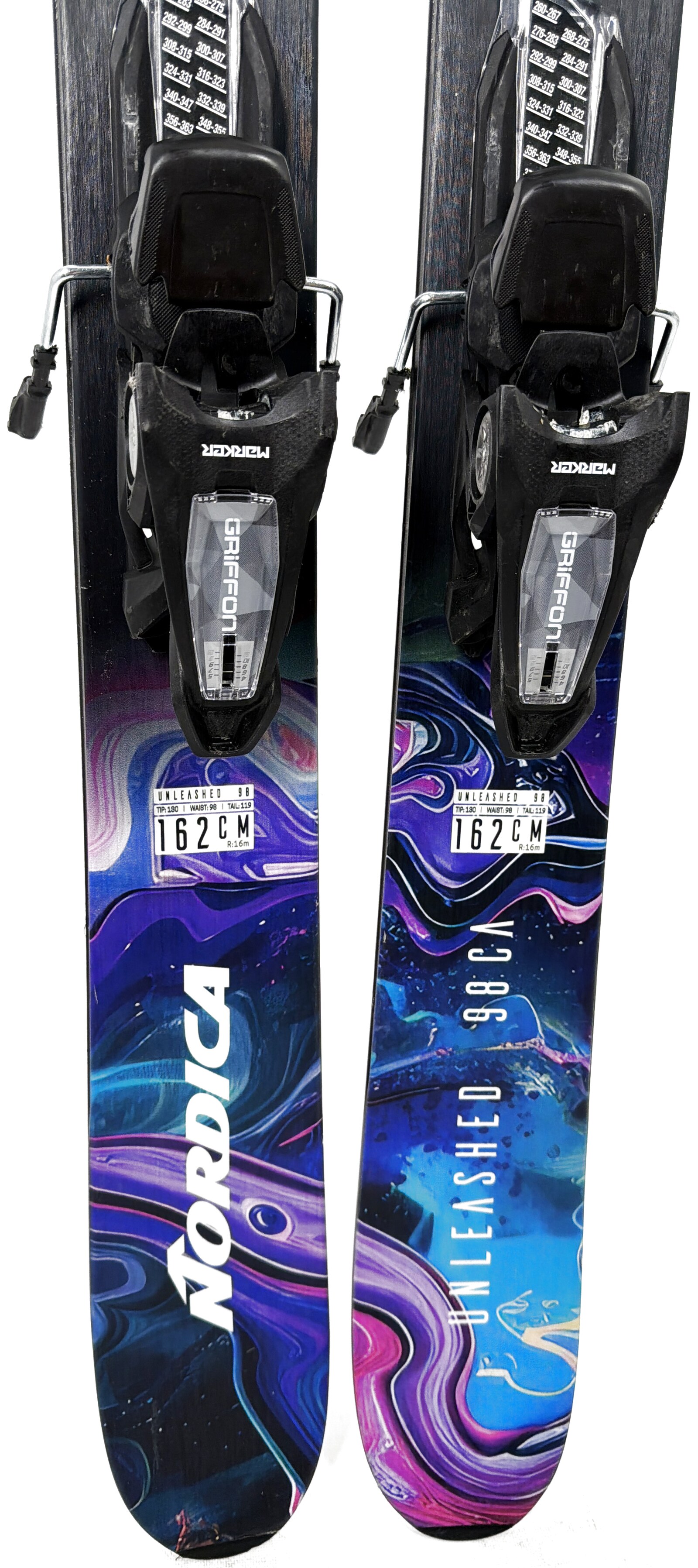 2027 Nordica Unleashed 98 CA Skis Tail