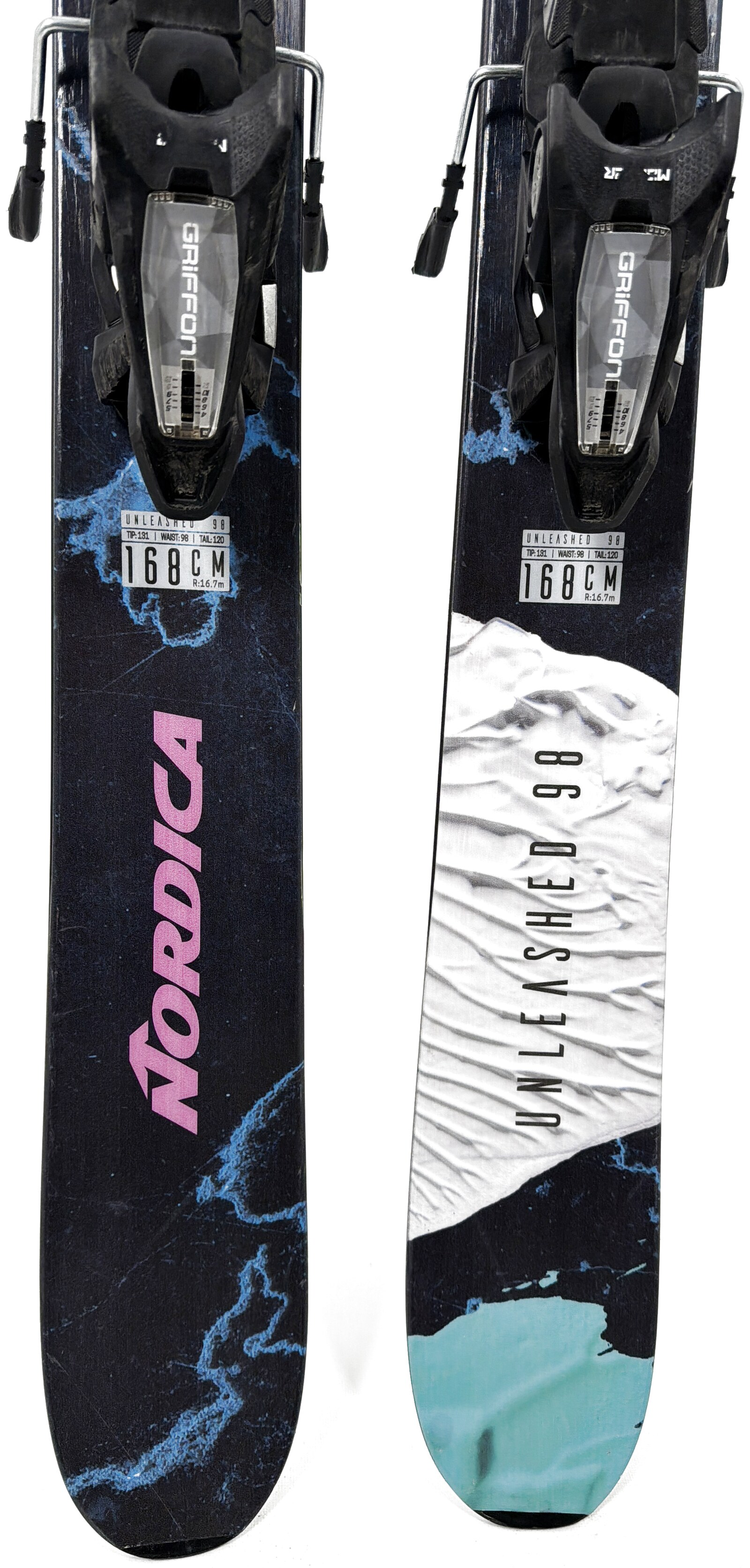 2025 Nordica Unleashed 98 Skis Tail