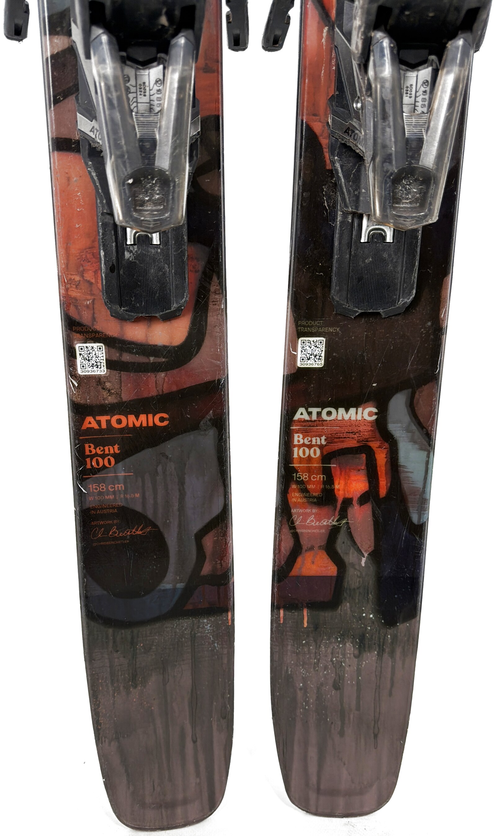 2026 Atomic Bent 100 Skis Tail