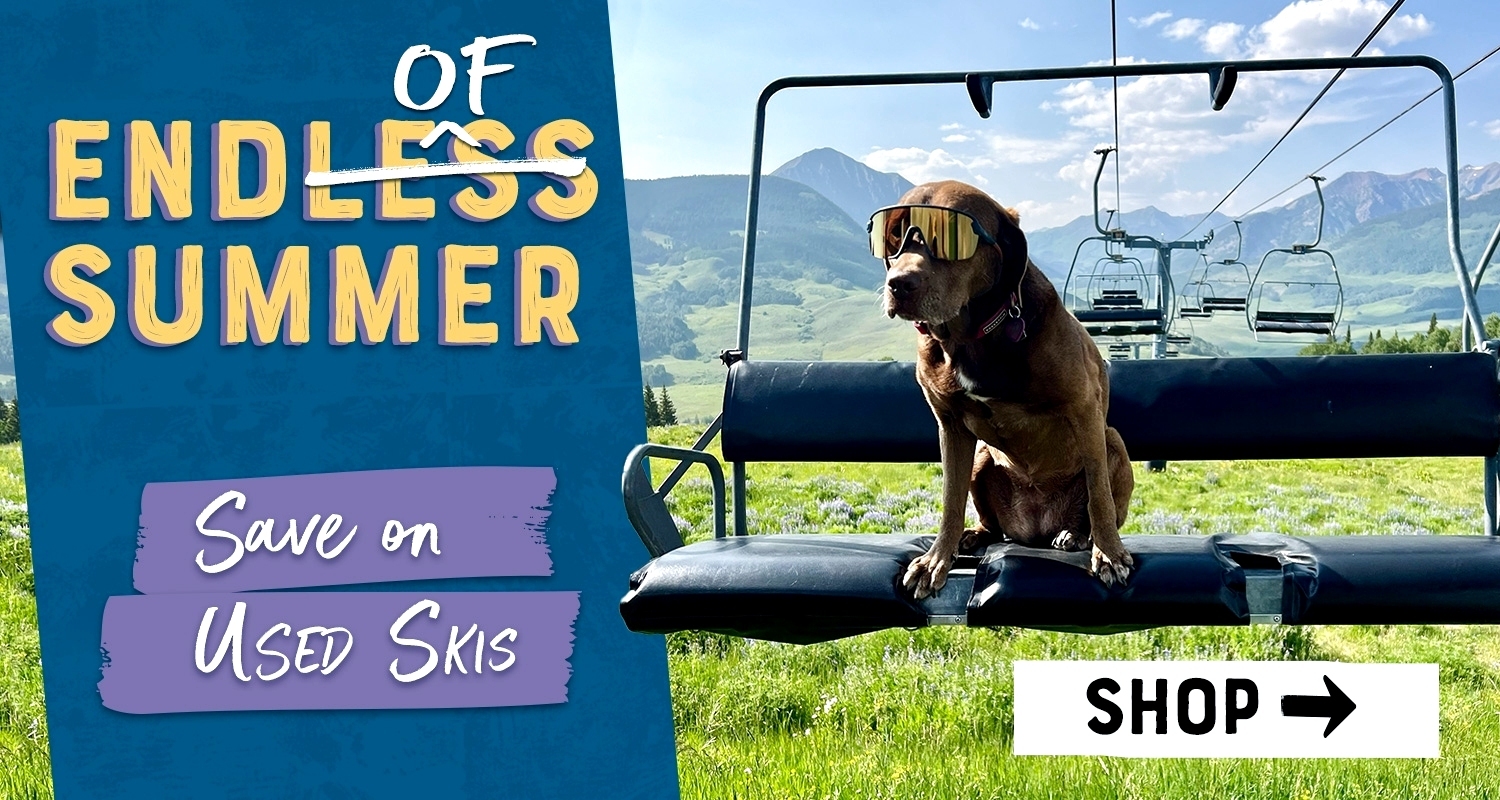 End of Summer Used Ski Sale