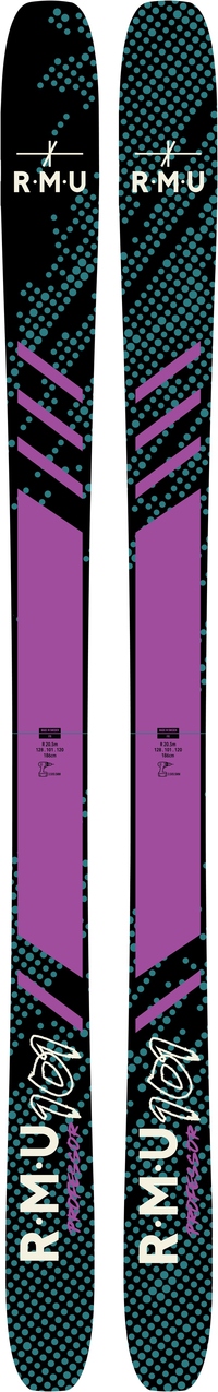 2027 RMU Professor 101 Skis Topsheets